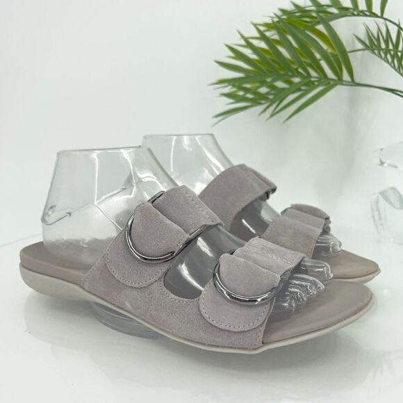 Vionic Corlee Slide Sandals Women Size 8 Gray Comfort Beach Summer Shoes Comfort - Picture 2 of 15